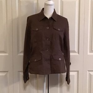 Eddie Bauer Linen Jacket  NWT